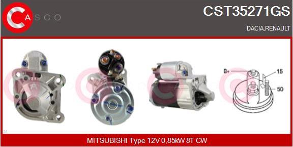 Casco CST35271GS - Starter autospares.lv