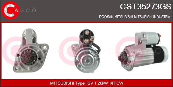 Casco CST35273GS - Starter autospares.lv