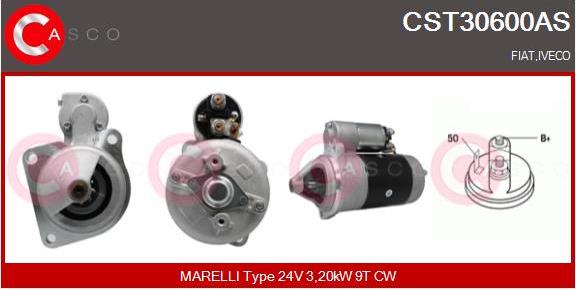 Casco CST30600AS - Starter autospares.lv