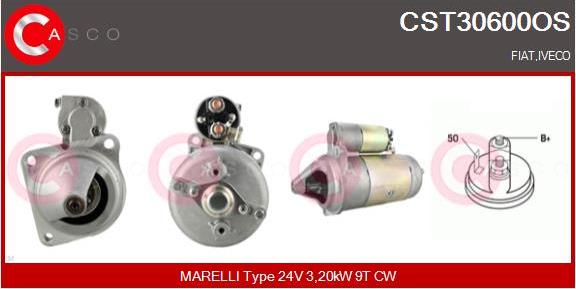 Casco CST30600OS - Starter autospares.lv