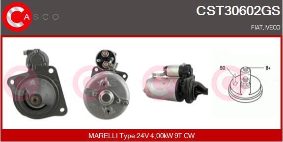 Casco CST30602GS - Starter autospares.lv