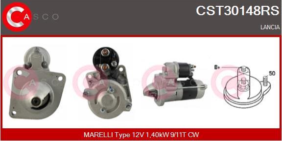 Casco CST30148RS - Starter autospares.lv