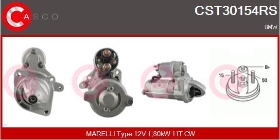 Casco CST30154RS - Starter autospares.lv