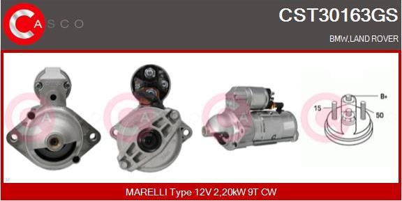 Casco CST30163GS - Starter autospares.lv