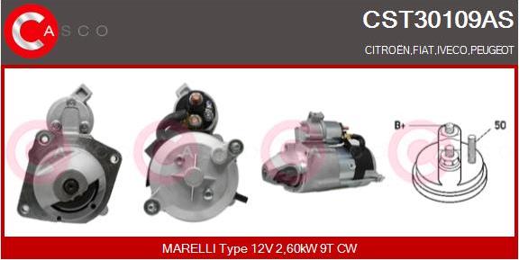 Casco CST30109AS - Starter autospares.lv