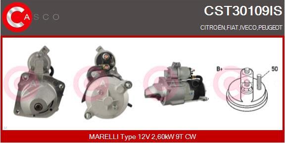 Casco CST30109IS - Starter autospares.lv