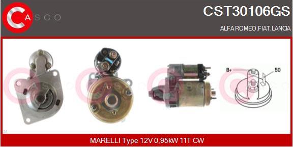 Casco CST30106GS - Starter autospares.lv