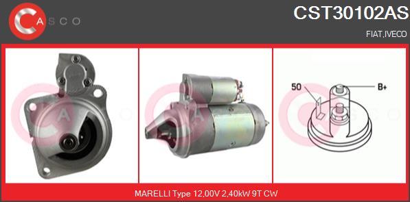 Casco CST30102AS - Starter autospares.lv