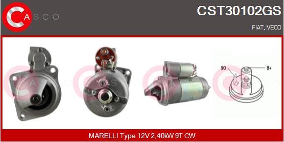 Casco CST30102GS - Starter autospares.lv