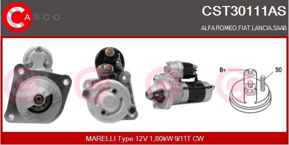 Casco CST30111AS - Starter autospares.lv