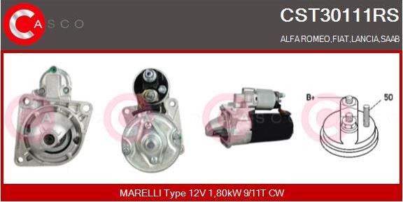 Casco CST30111RS - Starter autospares.lv