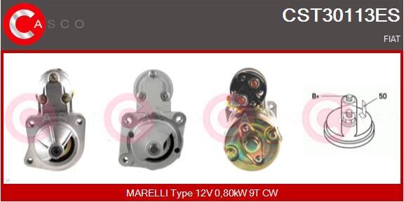 Casco CST30113ES - Starter autospares.lv