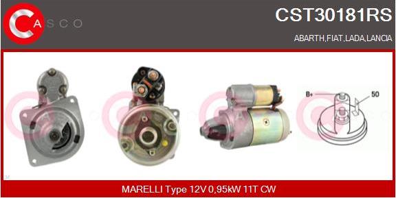 Casco CST30181RS - Starter autospares.lv