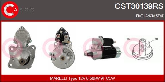 Casco CST30139RS - Starter autospares.lv