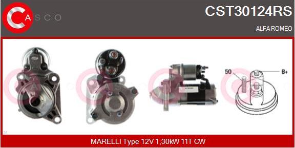 Casco CST30124RS - Starter autospares.lv