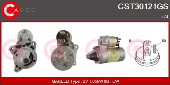 Casco CST30121GS - Starter autospares.lv