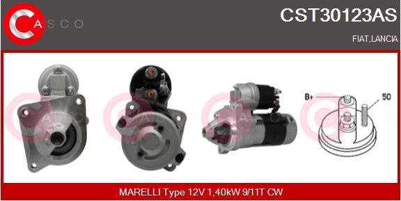 Casco CST30123AS - Starter autospares.lv