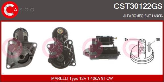 Casco CST30122GS - Starter autospares.lv