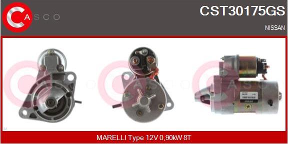 Casco CST30175GS - Starter autospares.lv