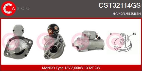 Casco CST32114GS - Starter autospares.lv