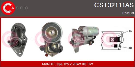 Casco CST32111AS - Starter autospares.lv