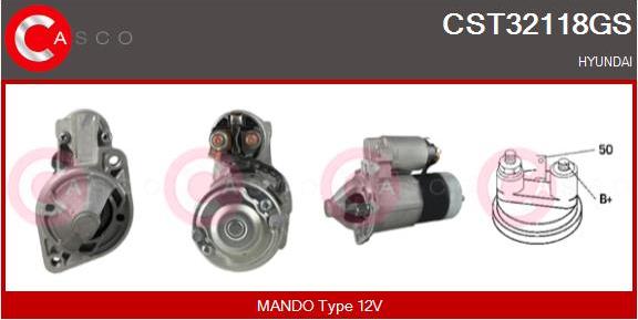 Casco CST32118GS - Starter autospares.lv