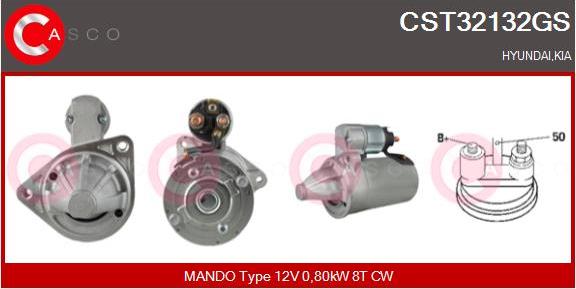 Casco CST32132GS - Starter autospares.lv