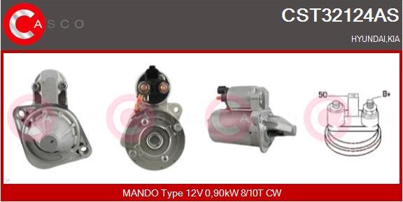 Casco CST32124AS - Starter autospares.lv