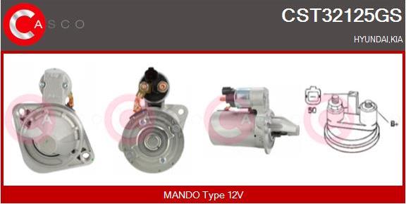 Casco CST32125GS - Starter autospares.lv