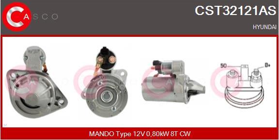 Casco CST32121AS - Starter autospares.lv