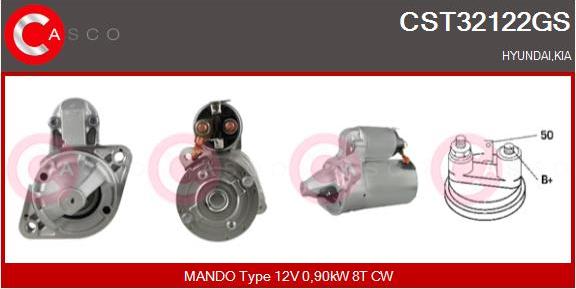 Casco CST32122GS - Starter autospares.lv