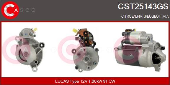 Casco CST25143GS - Starter autospares.lv