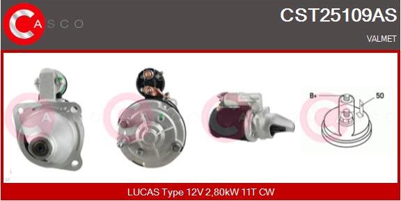 Casco CST25109AS - Starter autospares.lv