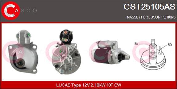 Casco CST25105AS - Starter autospares.lv