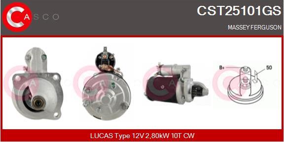 Casco CST25101GS - Starter autospares.lv