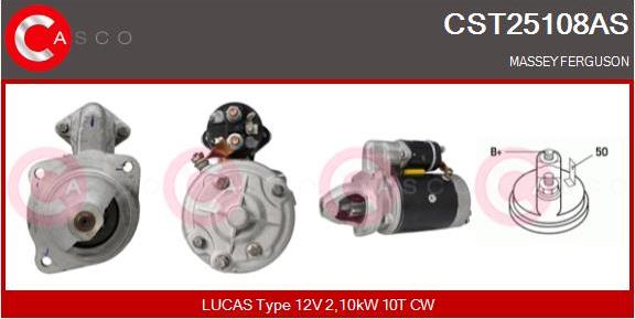 Casco CST25108AS - Starter autospares.lv