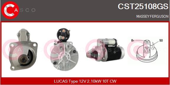 Casco CST25108GS - Starter autospares.lv