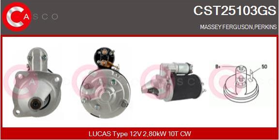 Casco CST25103GS - Starter autospares.lv