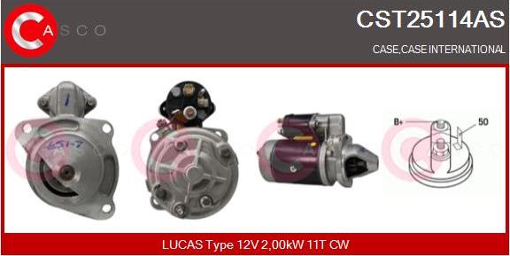 Casco CST25114AS - Starter autospares.lv