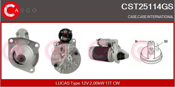 Casco CST25114GS - Starter autospares.lv