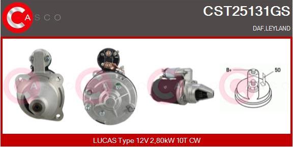 Casco CST25131GS - Starter autospares.lv