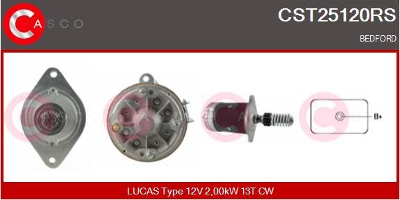 Casco CST25120RS - Starter autospares.lv