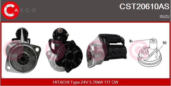 Casco CST20610AS - Starter autospares.lv