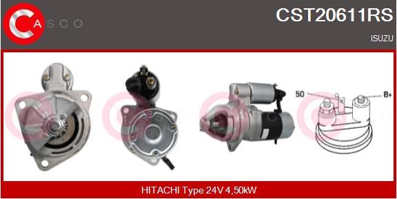 Casco CST20611RS - Starter autospares.lv