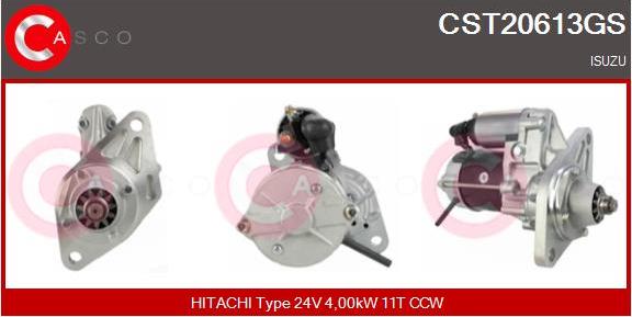 Casco CST20613GS - Starter autospares.lv