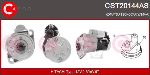 Casco CST20144AS - Starter autospares.lv