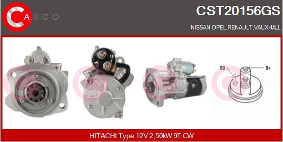 Casco CST20156GS - Starter autospares.lv