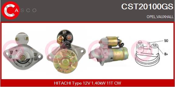 Casco CST20100GS - Starter autospares.lv