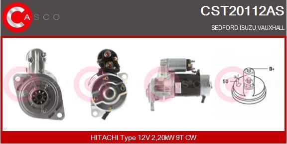 Casco CST20112AS - Starter autospares.lv