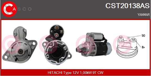 Casco CST20138AS - Starter autospares.lv